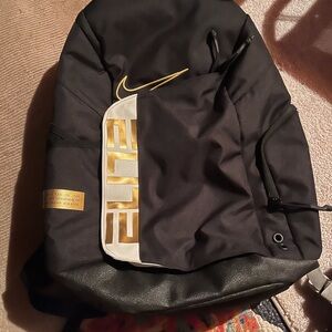 Nike Black and Gold Men's Backpack
